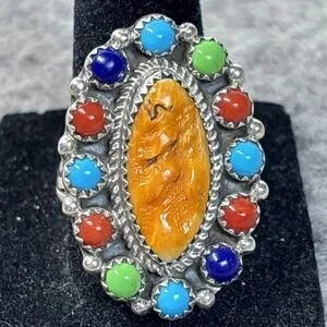 Running Bear Trading Co. | Jewelry | Vtg Running Bear Navajo Sterling ...